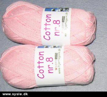 0404 Cotton 8/4 - Lysest ROSA - 1ng