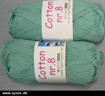 0706 Cotton 8/4 - Sø GRØN - 1ng