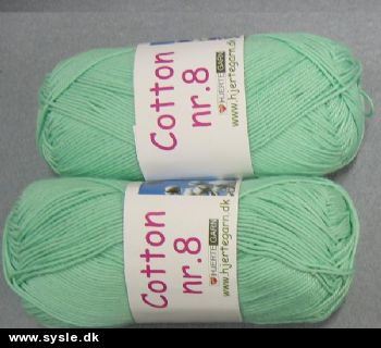 7030 Cotton 8/4 - MINT GRØN - 1ng