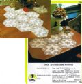 Klik her for at se flere billeder og f mere information om varen:  Dm 0716/ Mønster: Kunststrik - Duge af st. 6kanter - ø:19cm *org*