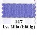 Klik her for at se flere billeder og f mere information om varen:  0447 Dobbeltsidet Satinbånd - Lys Blå Lilla - pr. m.
