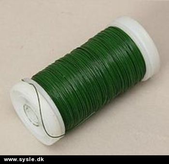 Bindetråd/Myrthetråd Grøn - 0,35mm 100g - 1 rl.
