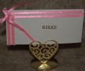 Klik her for at se flere billeder og f� mere information om varen:&nbsp;Kortholder - Hjerte i Messing - h.4,5 x b.4cm - 1stk.