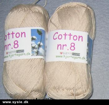 4950 Cotton 8/4 - Grålig beige - 1ng *Lidt mørkere end foto*
