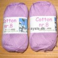 Klik her for at se flere billeder og f mere information om varen:  5390 Cotton 8/4 - LYS LILLA 50g 1ng