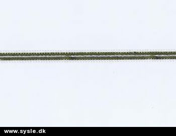 0690 Susifix Bånd - Oliven grøn m. Hvid kant - 06mm NY PRIS