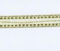 Klik her for at se flere billeder og f mere information om varen:  7015 Susifix Bånd - Guld m. Guld kant- 25mm - pr.m.