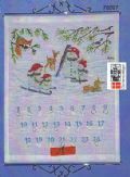 Klik her for at se flere billeder og f mere information om varen:  Oe 70207/ Pakke: Julekalender - Snemænd i Leg - 50x63cm