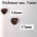 Klik her for at se flere billeder og f� mere information om varen:&nbsp; Hjerteknap Mørk Natur Perlemor *3stk.*