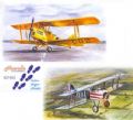 Klik her for at se flere billeder og f mere information om varen:  5153 - 3D Gl. Flyvemaskiner - 2 kort