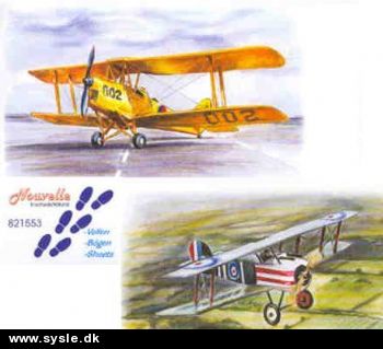 5153 - 3D Gl. Flyvemaskiner - 2 kort