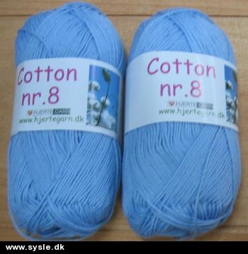 0603 Cotton 8/4 - LYS BLÅ - 1ng
