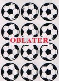 Klik her for at se flere billeder og f� mere information om varen:&nbsp; 0276 Oblater - Fodbold 24mm *24 på ark*