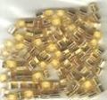 Klik her for at se flere billeder og f mere information om varen:  0221 - 4k Kubeperler 4mm - GULD - 100 i ps.