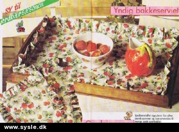 Fj 30-92-xx: Mønster: Sy serviet, grydelapper mm. *org*