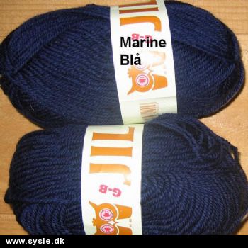 4329 Jil Uldgarn - MARINE BLÅ - 50g 1ng. *SE ANTAL*