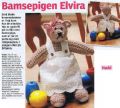 Klik her for at se flere billeder og f mere information om varen:  Hm 37-07-36: Mønster: Hækl Bamse Elvira H:21cm *org*