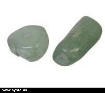 7842 Halvædelsten, Grøn Jade - 5-8mm ca.65 i ps.