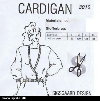 3010 Sigsgaard - Cardigan (voksen)