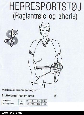 Mønster.: Raglantrøje og Shorts (vo.)
