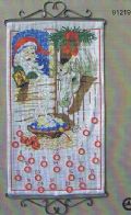 Klik her for at se flere billeder og f mere information om varen:  Oe 91219/ Pakke: Julekalender - Julemand i hestestalden - 25x45cm