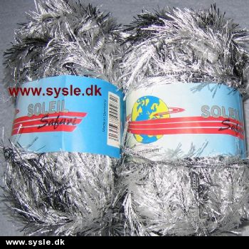 0300 Soleil Safari Pelsgarn 50g - Grå/Hvid Multi pr.ng- 