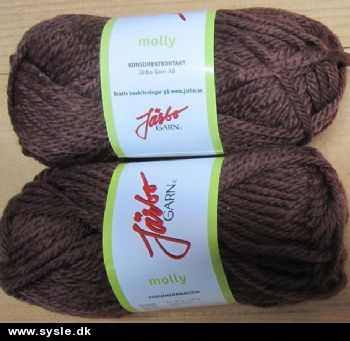 35020 Acrylgarn Molly: Molly 50g BRUN - 1ng.