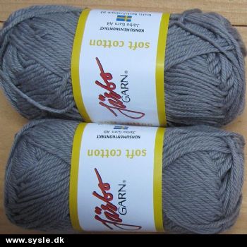836 Soft Cotton - Grå - 1ng