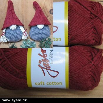 8859 Soft Cotton - Mørk RØD - 1ng