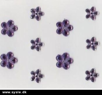 2142 Rhinestone, Lille blomst af sten - Blank Lilla