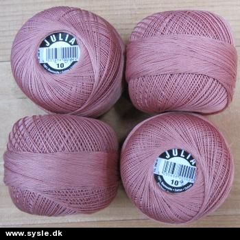 1436 - Julia Hæklegarn - Mørk Gammelrosa - 50g