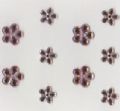 Klik her for at se flere billeder og f� mere information om varen:&nbsp; 2141 Rhinestone, Lille blomst af sten - Blank Rosa