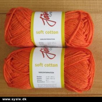 8845 Soft Cotton - Brændt ORANGE - 1ng