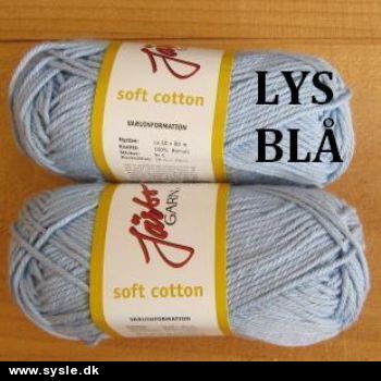 8849 Soft Cotton - Lys Blå - 1ng