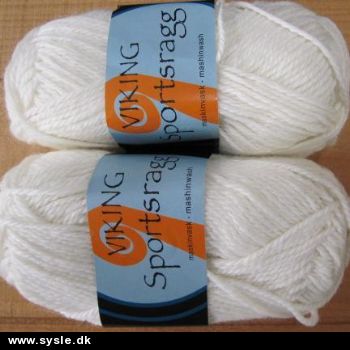 0510 Sportsragg - HVID - 50g 1ng.