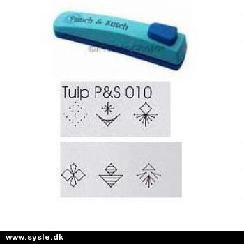 ::009 Punch & Stitch - Cirkel/stjerne - 1stk. *RESTVARE*