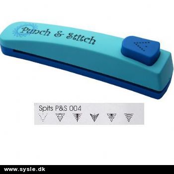 ::004 Punch & Stitch - V m.spids - 1stk. *RESTVARE*