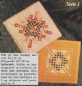 Klik her for at se flere billeder og f mere information om varen:  Hv 12=17-1975: Mønster: Servietserie 12 fors. i Hardanger *org*