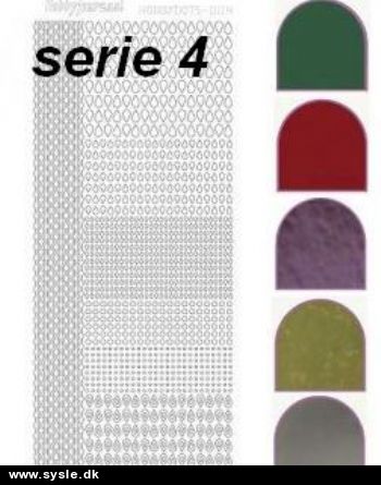 Serie 04 - Dots-stix *Flere Farver* 1ark.