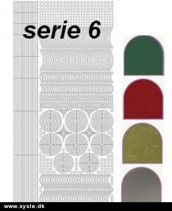 Serie 06 - Dots-stix *Flere Farver* 1ark.