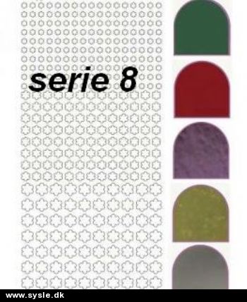 Serie 08 - Dots-stix *Flere Farver* 1ark.
