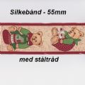 Klik her for at se flere billeder og f mere information om varen:  Pyntebånd m. ståltråd 55mm - Bamse - pr.m.