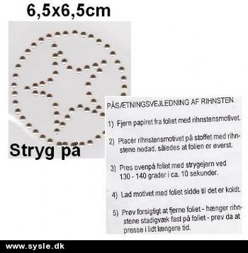 6,5x6,5 Tyrkis Nitter, Stjerne 3mm - 1stk. 
