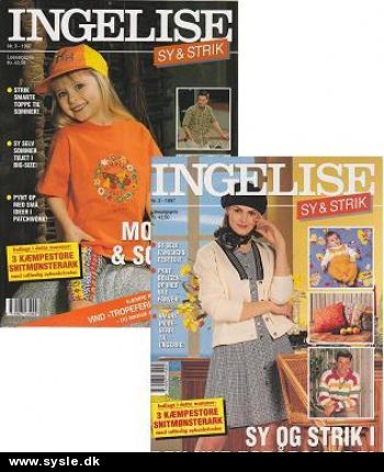 In 1996-1997 Ingelise sy og strik. - Strik, Hækl, sy - m. Mønsterark