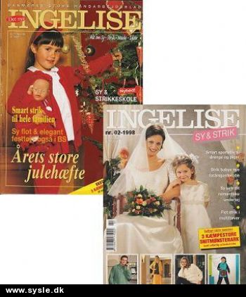 In 1998:-1999: Ingelise sy og strik. - Strik, Hækl, sy - m. Mønsterark