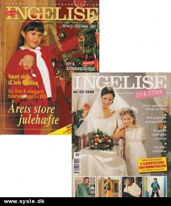 In 1998-1999: Ingelise sy og strik. - Strik, Hækl, sy - m. Mønsterark