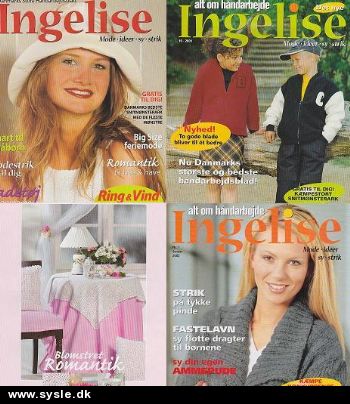 In 2000:-2001: Ingelise sy og strik. - Strik, Hækl, sy - m. Mønsterark