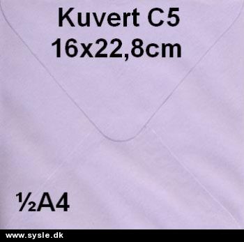 1123 - Kuverter C5 - 16x22,8cm - 10 stk. i pk.