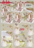 Klik her for at se flere billeder og f mere information om varen:  5250 - 3D Bryllup i Naturen - 2kort