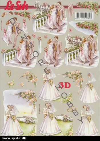 5250 - 3D Bryllup i Naturen - 2kort